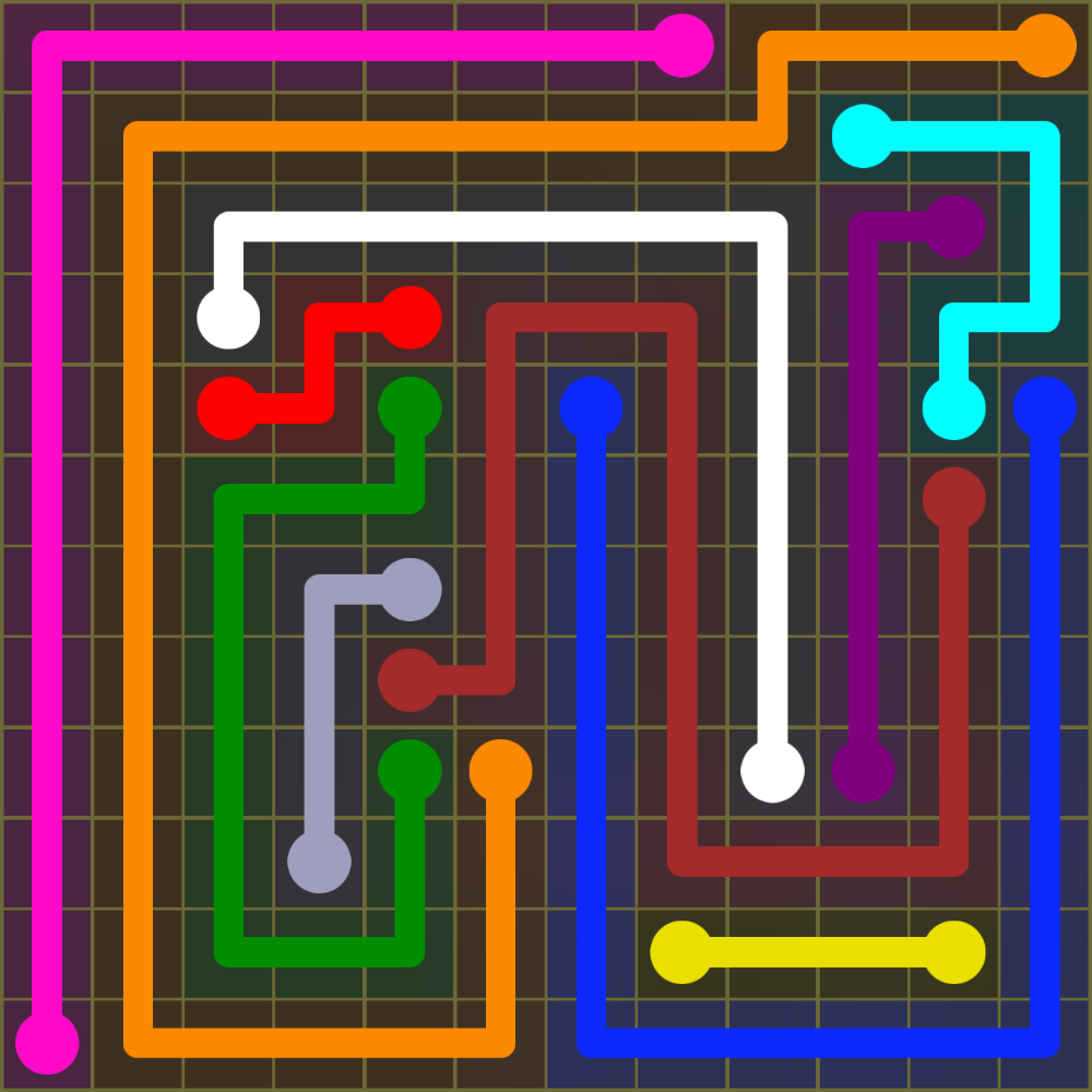 Flow Free 1571 Solution