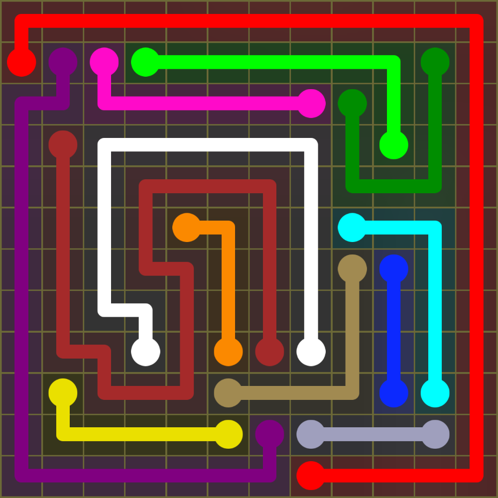 Flow Free 1601 Solution
