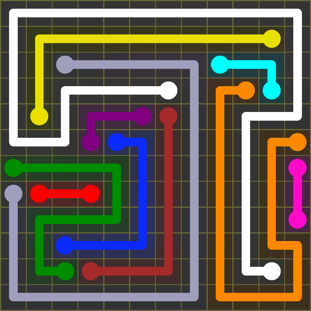 Flow Free 1618 Solution