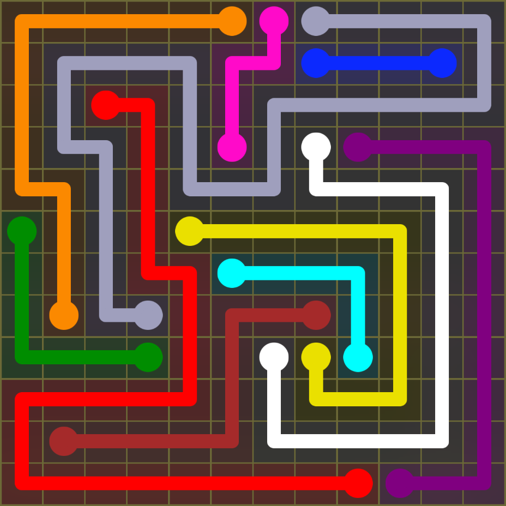 Flow Free 1593 Solution