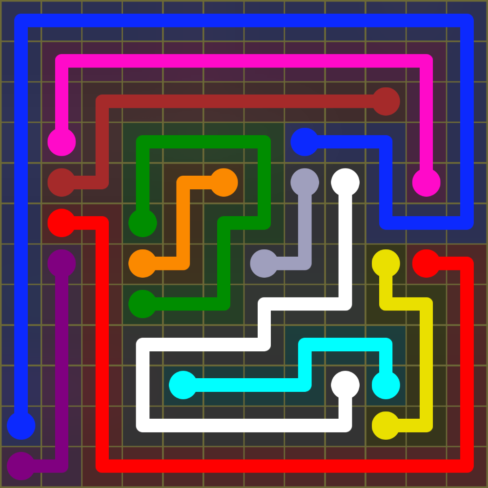 Flow Free 1597 Solution