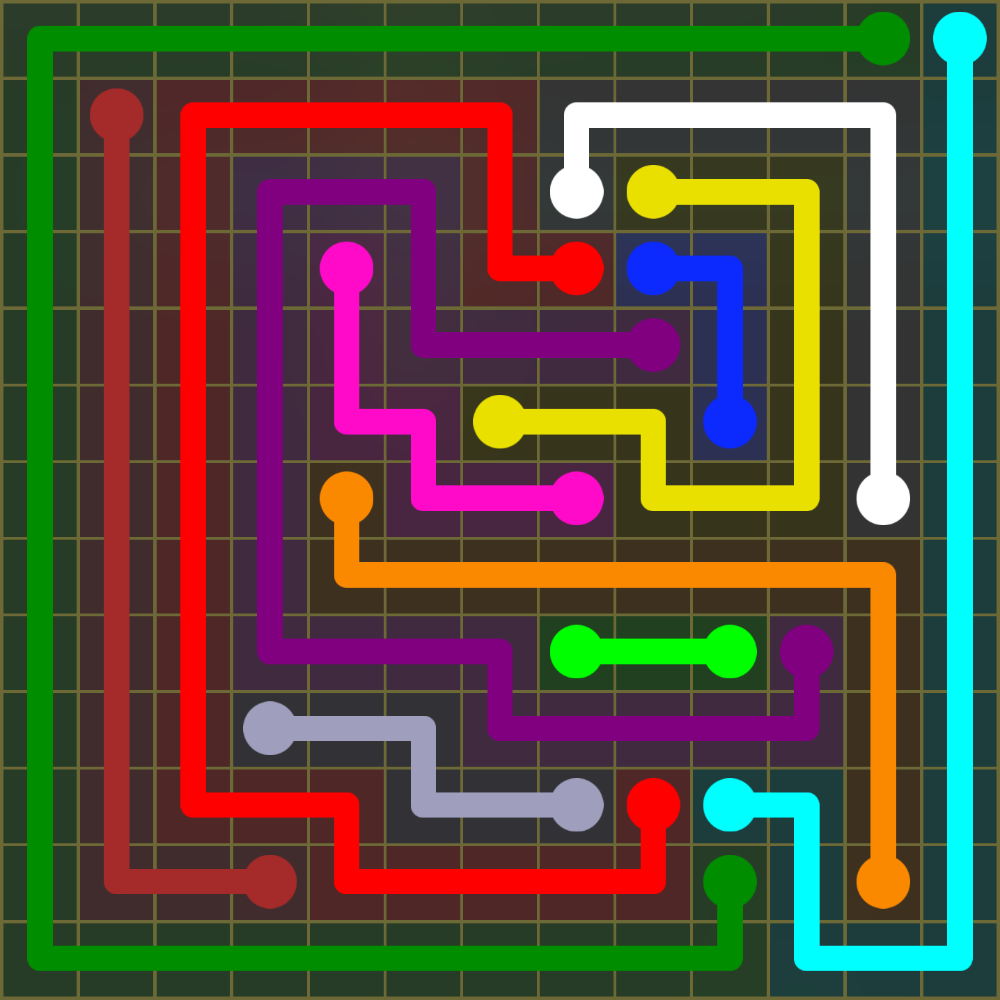 Flow Free 1771 Solution