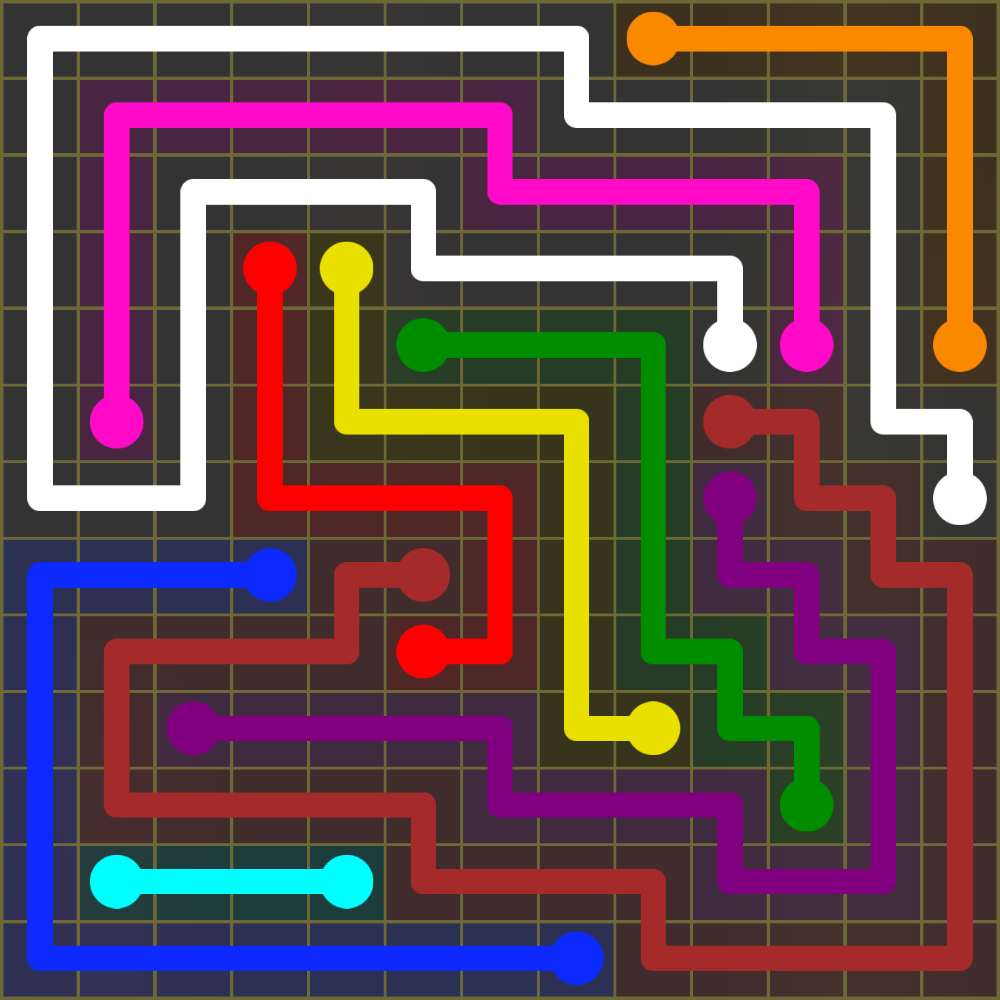 Flow Free 1772 Solution