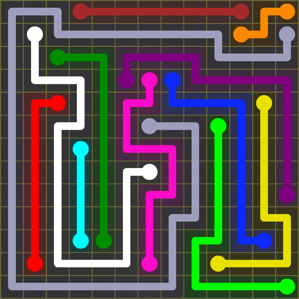 Flow Free 1777 Solution