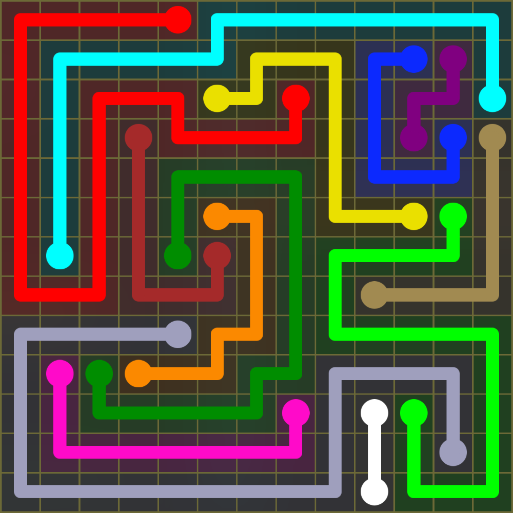 Flow Free 1778 Solution