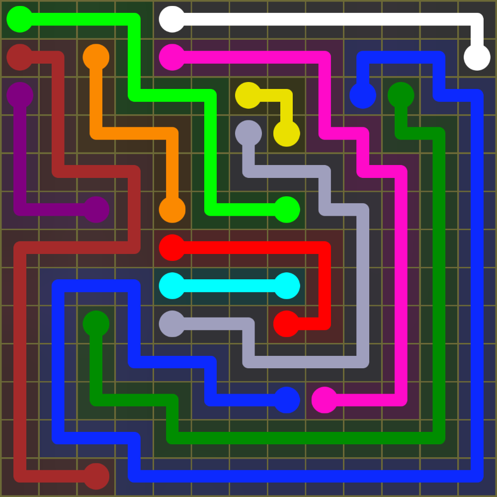 Flow Free 1781 Solution