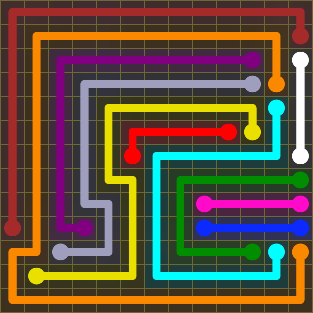 Flow Free 1791 Solution