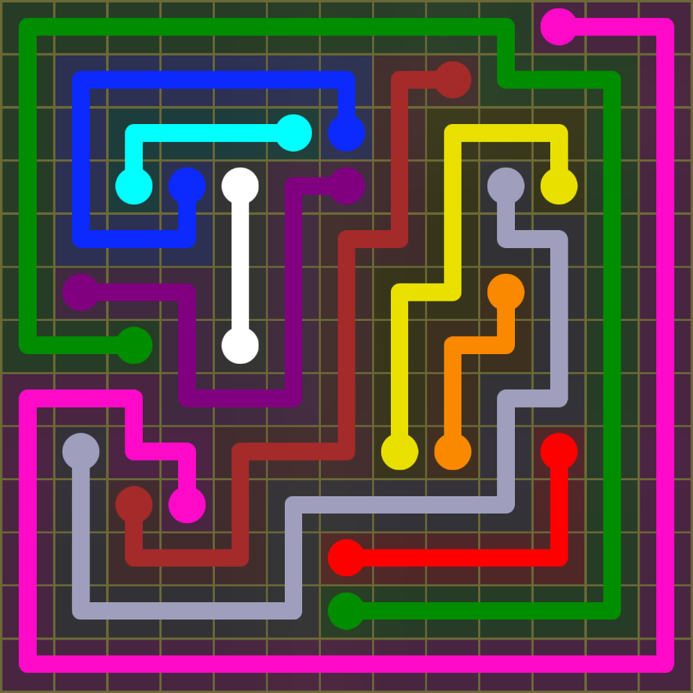 Flow Free 1792 Solution