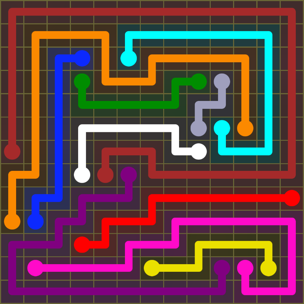 Flow Free 1793 Solution