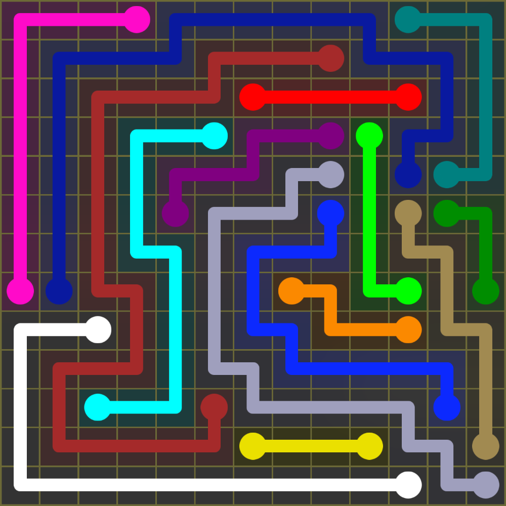 Flow Free 1794 Solution
