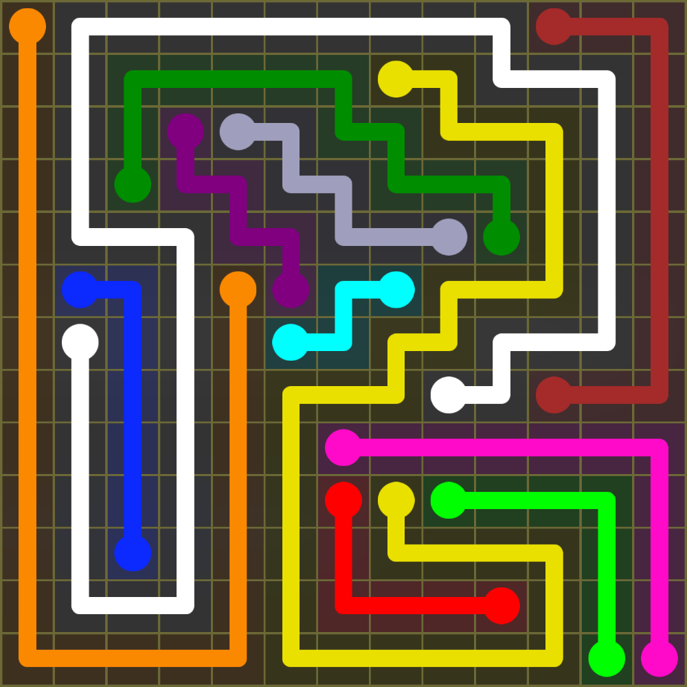 Flow Free 1692 Solution