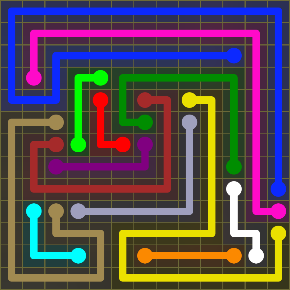 Flow Free 1711 Solution