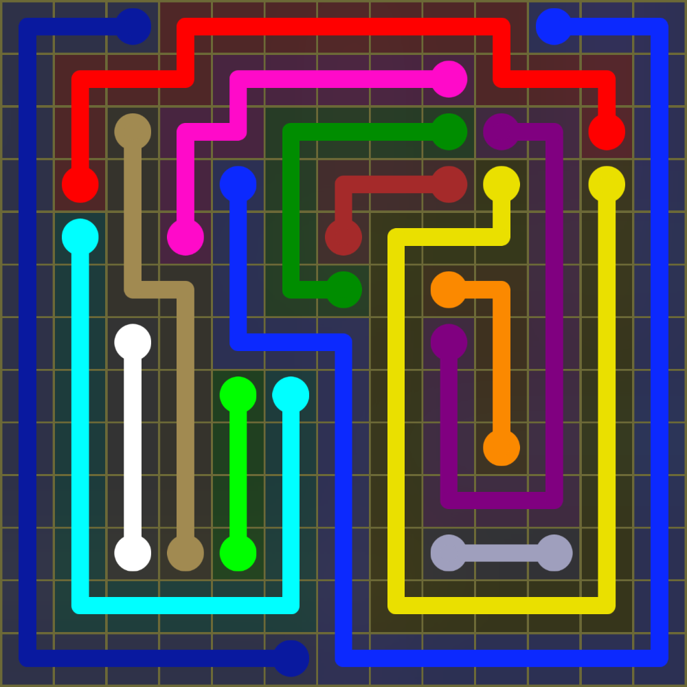 Flow Free 1721 Solution