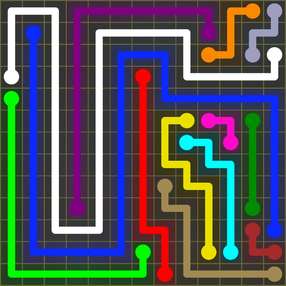 Flow Free 1765 Solution