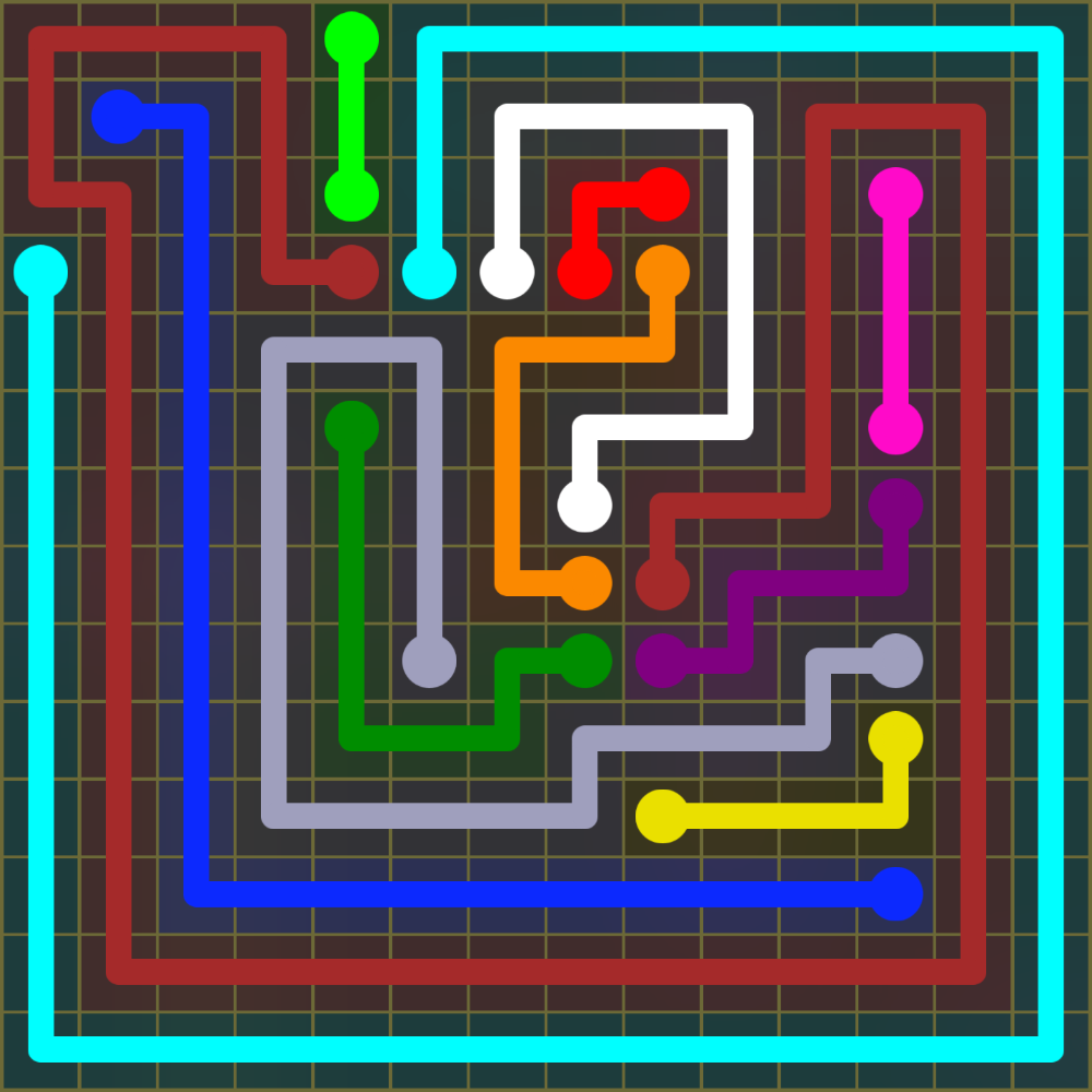Flow Free 1841 Solution