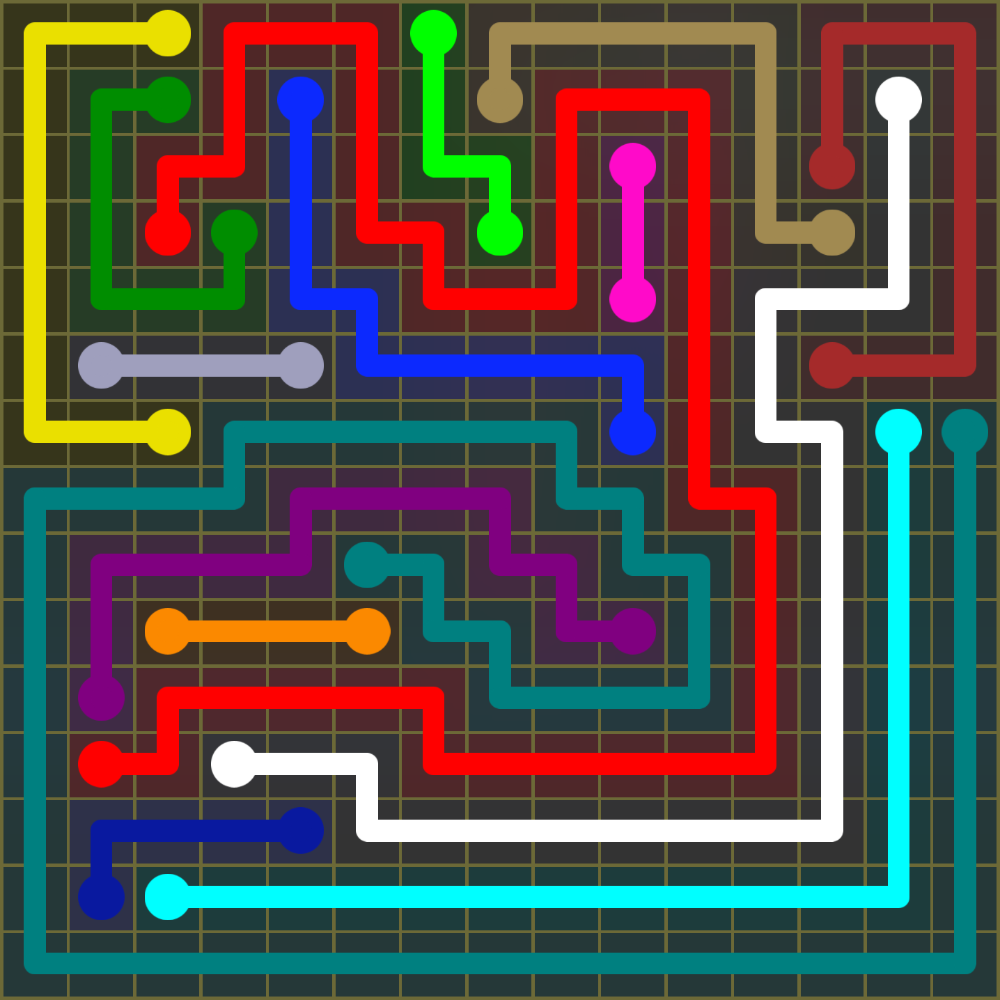Flow Free 1971 Solution