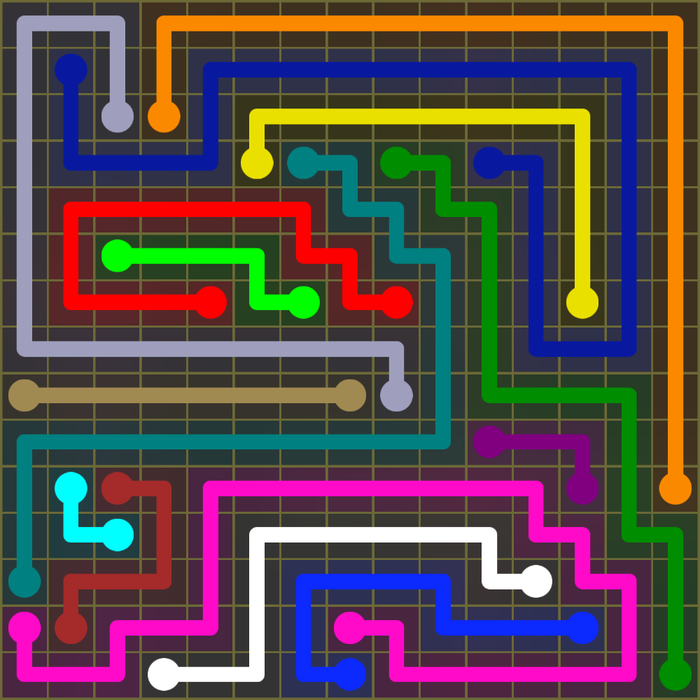 Flow Free 1972 Solution