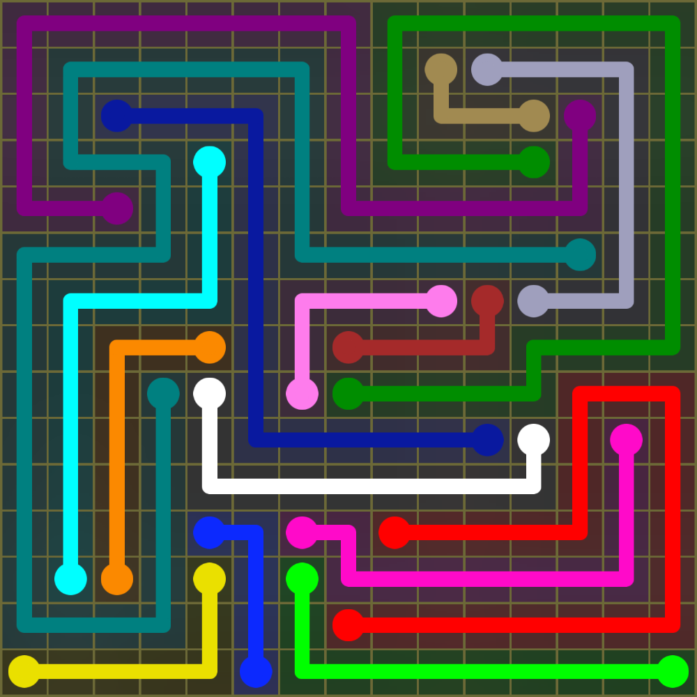 Flow Free 1976 Solution