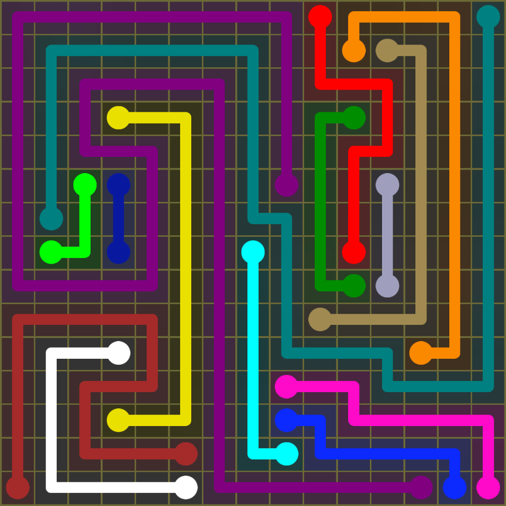 Flow Free 1977 Solution