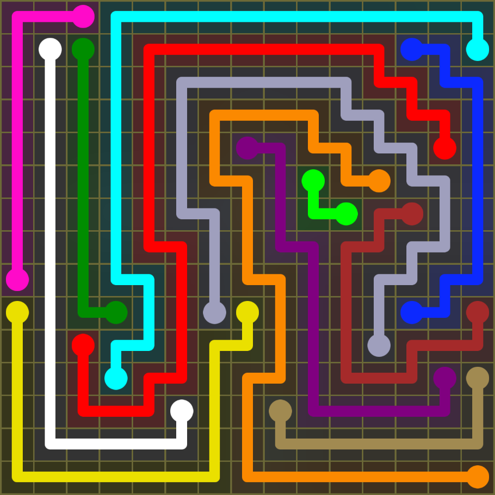 Flow Free 1978 Solution