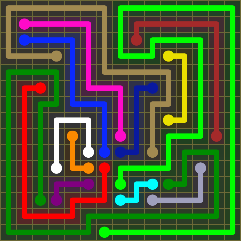 Flow Free 2077 Solution