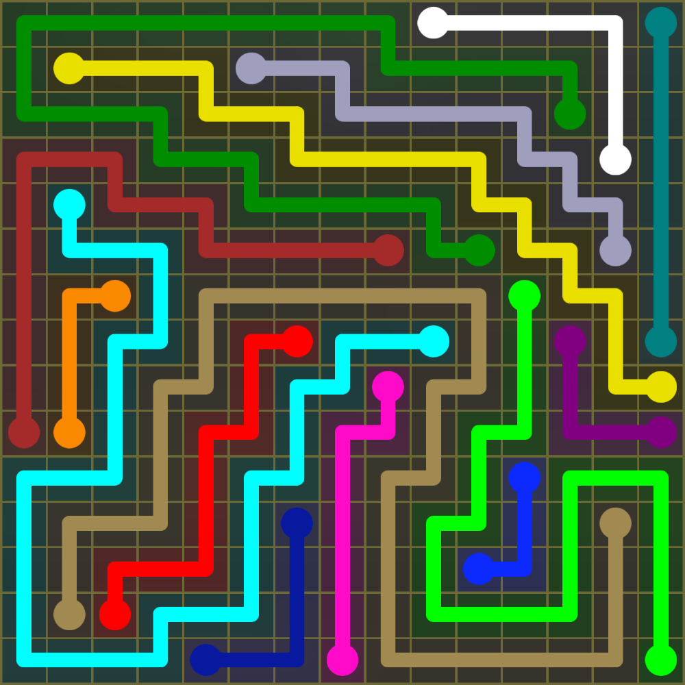 Flow Free 2079 Solution