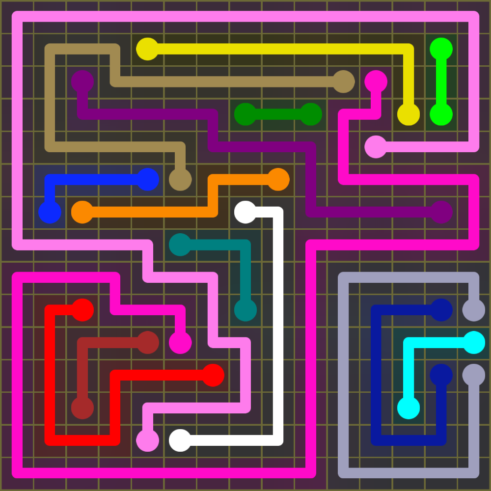Flow Free 2083 Solution
