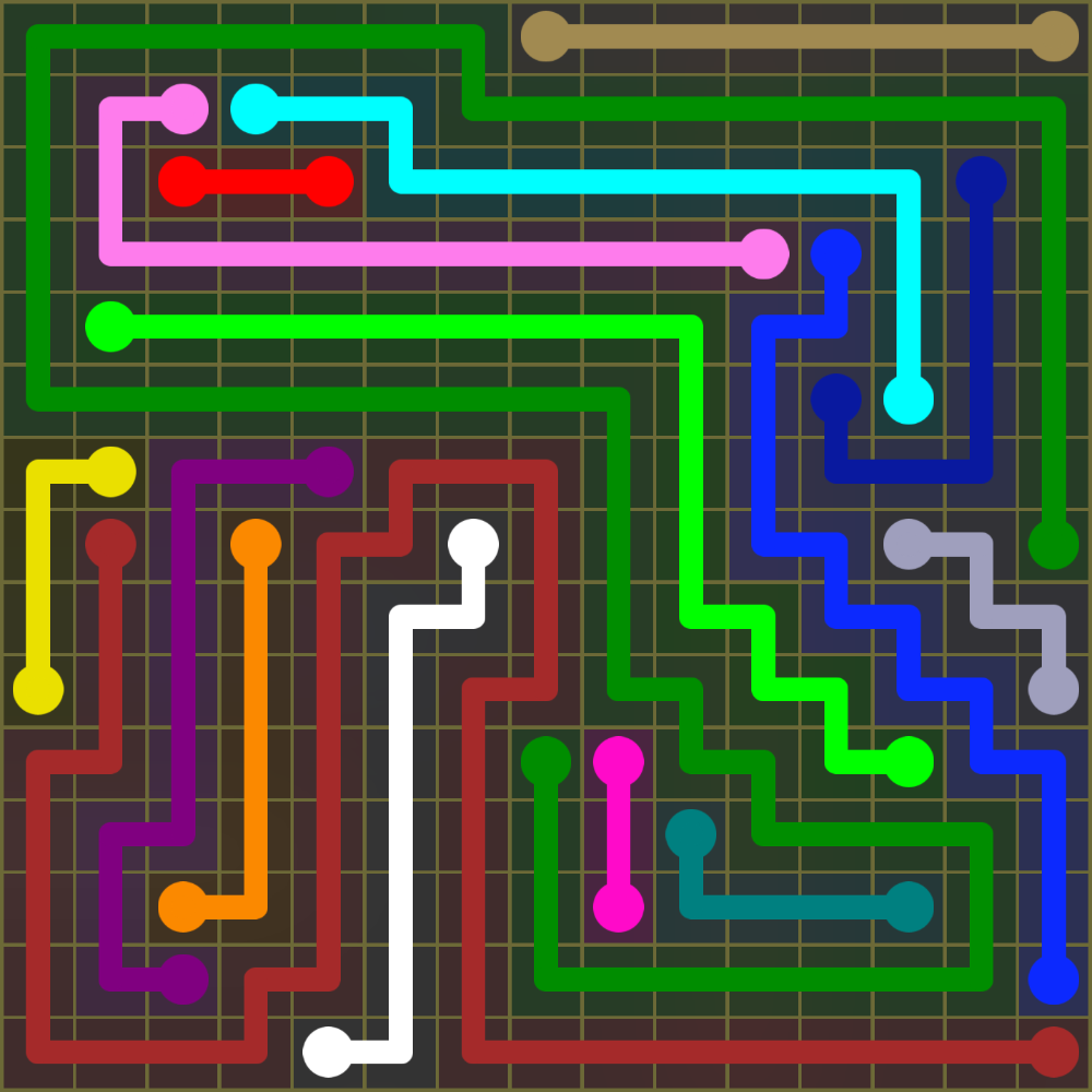 Flow Free 2087 Solution
