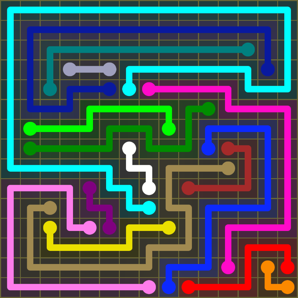 Flow Free 2088 Solution