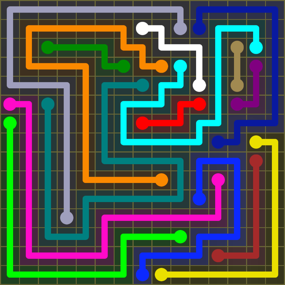 Flow Free 2089 Solution