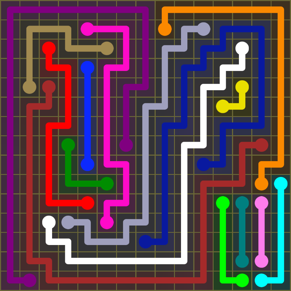 Flow Free 2092 Solution