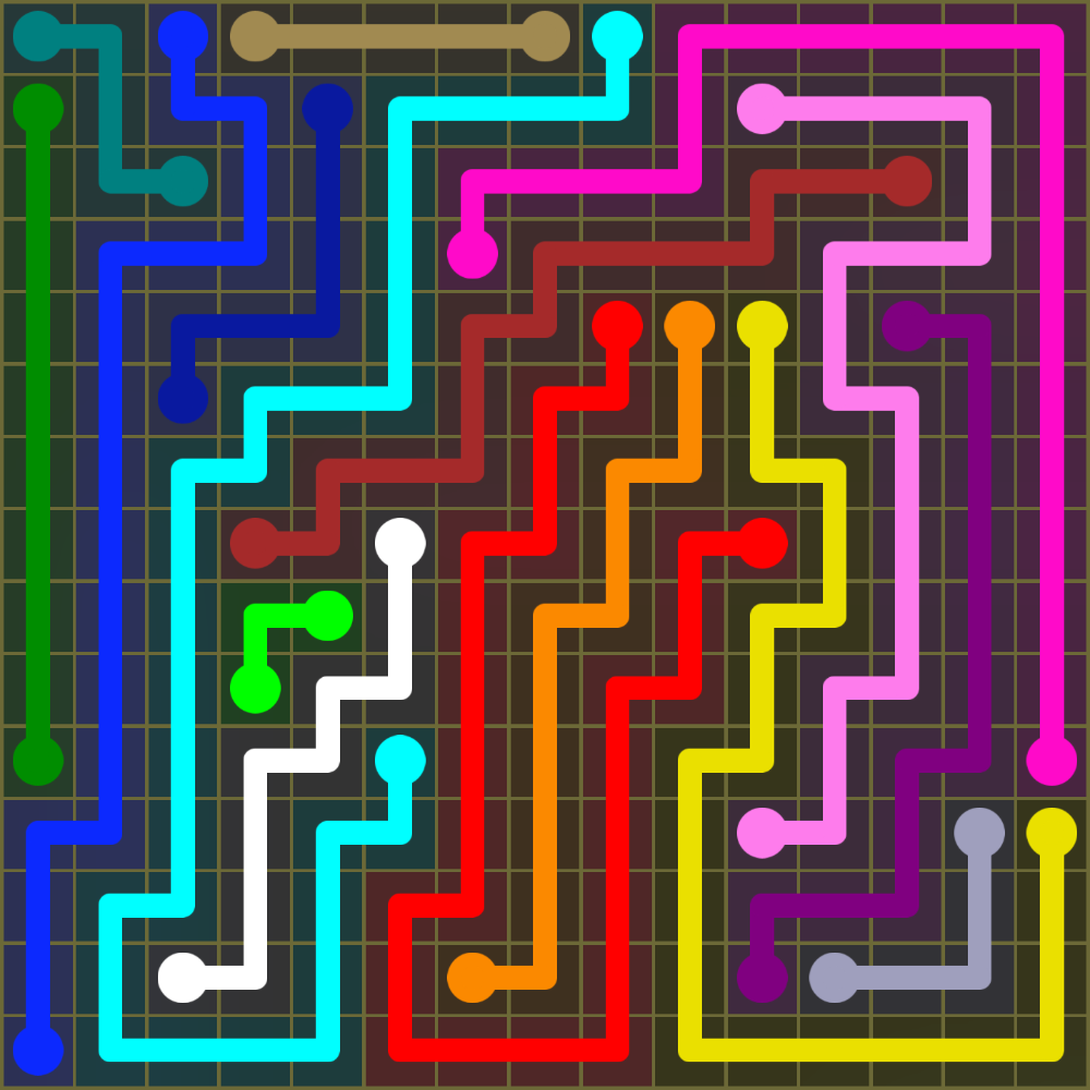 Flow Free 2093 Solution