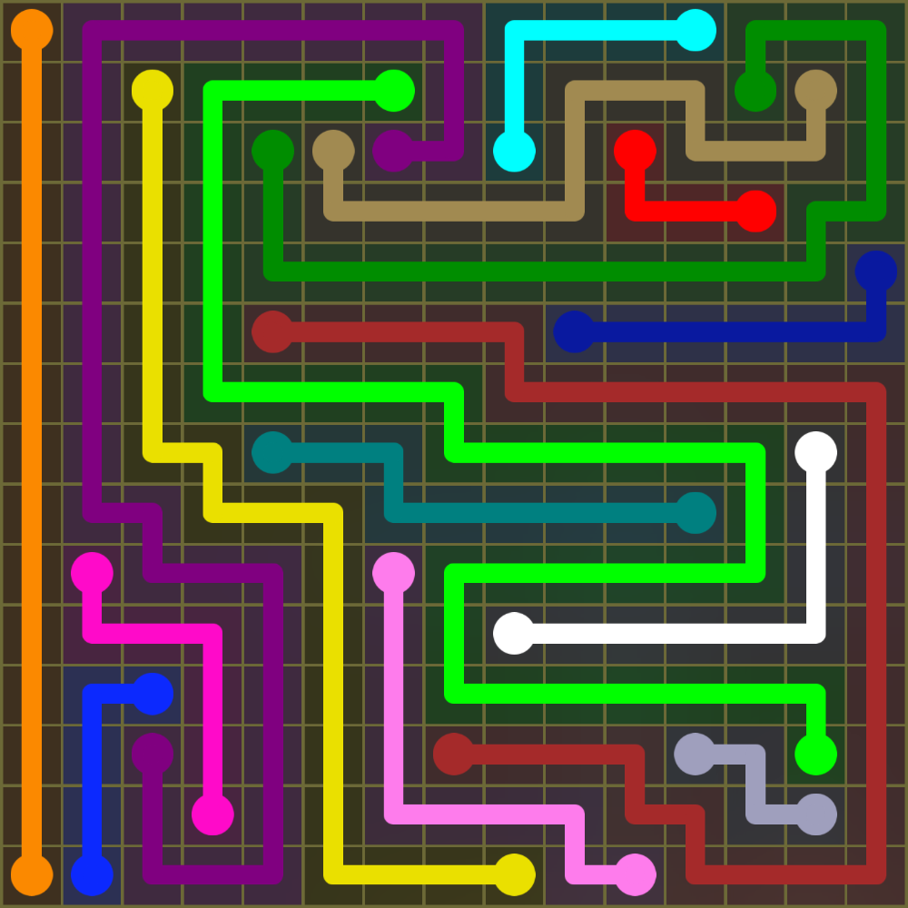 Flow Free 2097 Solution