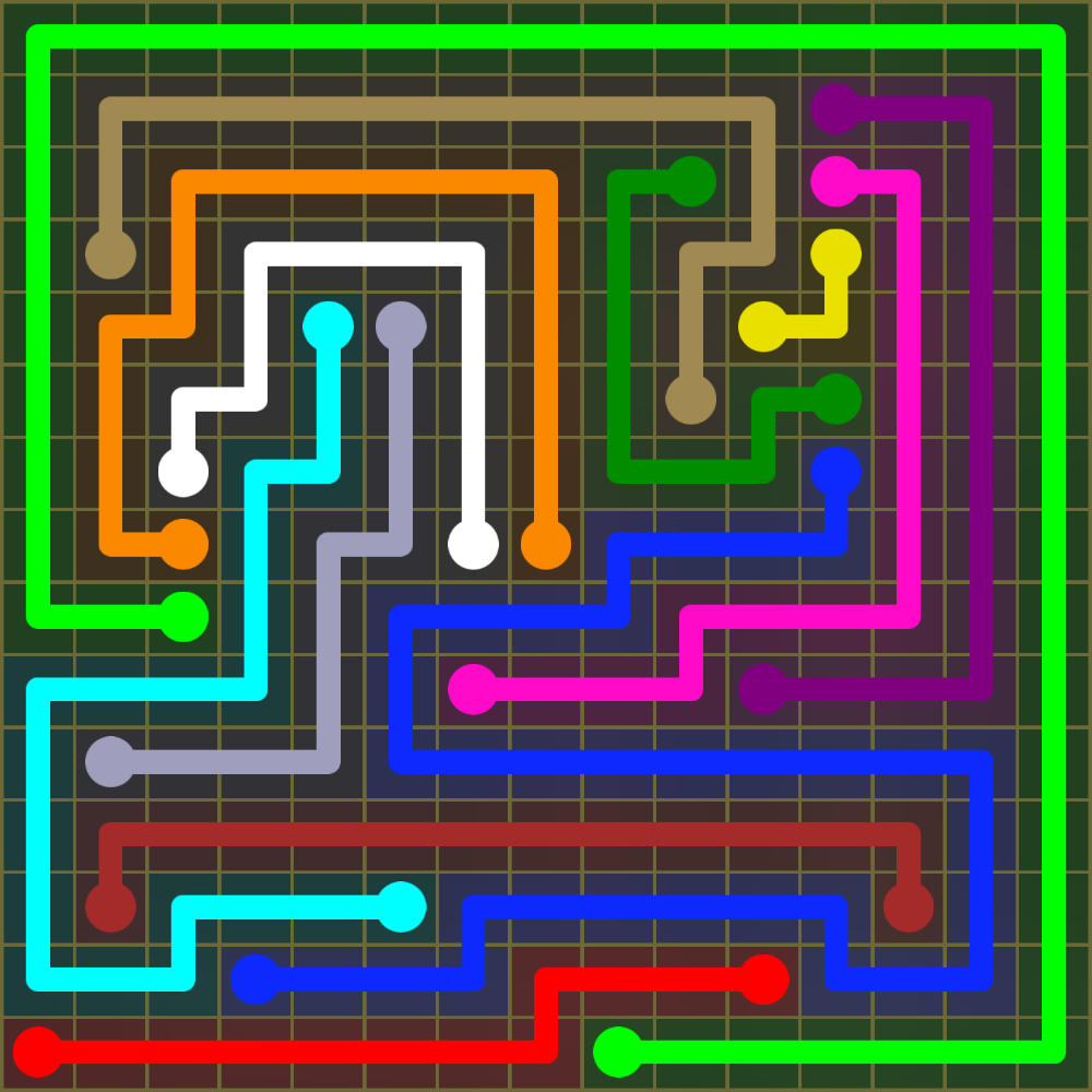 Flow Free 1986 Solution