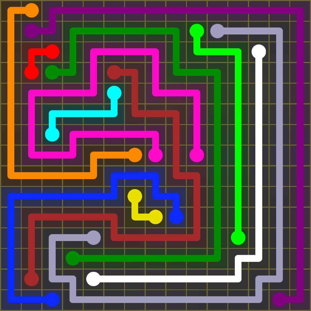 Flow Free 1987 Solution