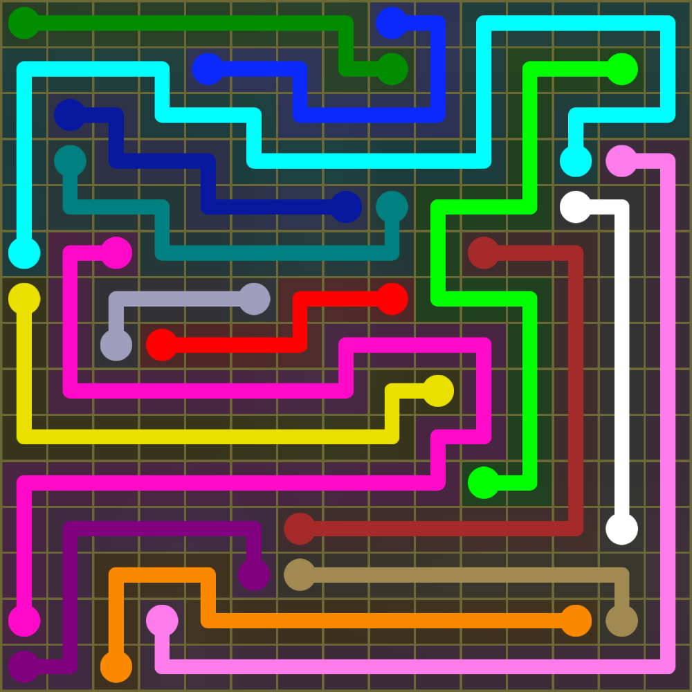 Flow Free 1989 Solution