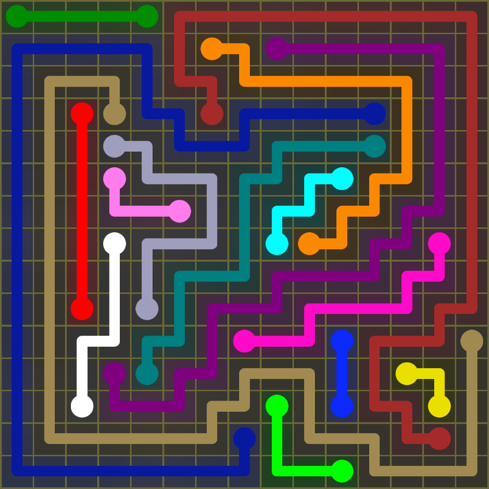 Flow Free 2017 Solution