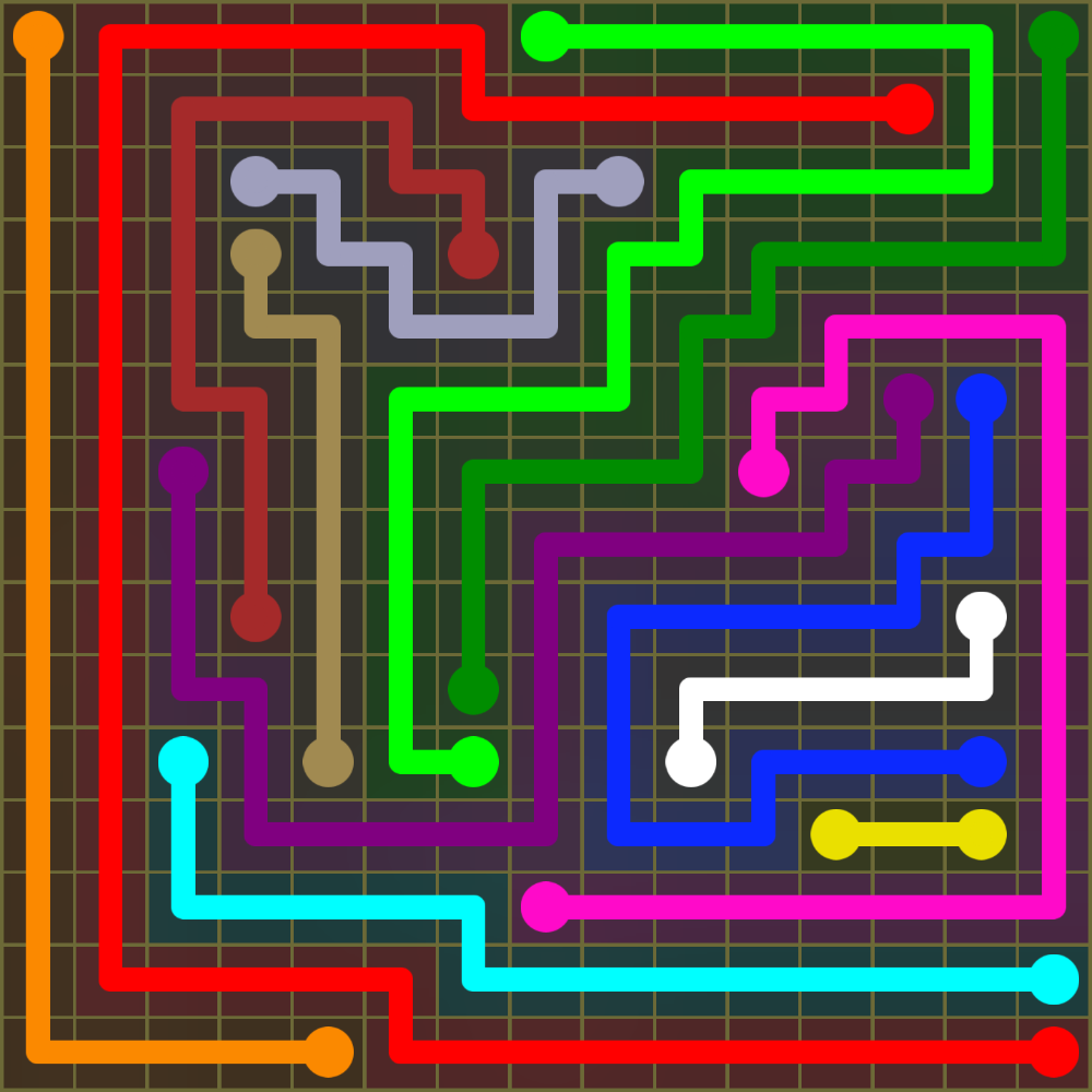 Flow Free 2018 Solution