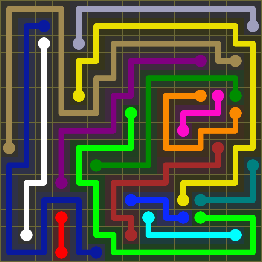 Flow Free 2019 Solution