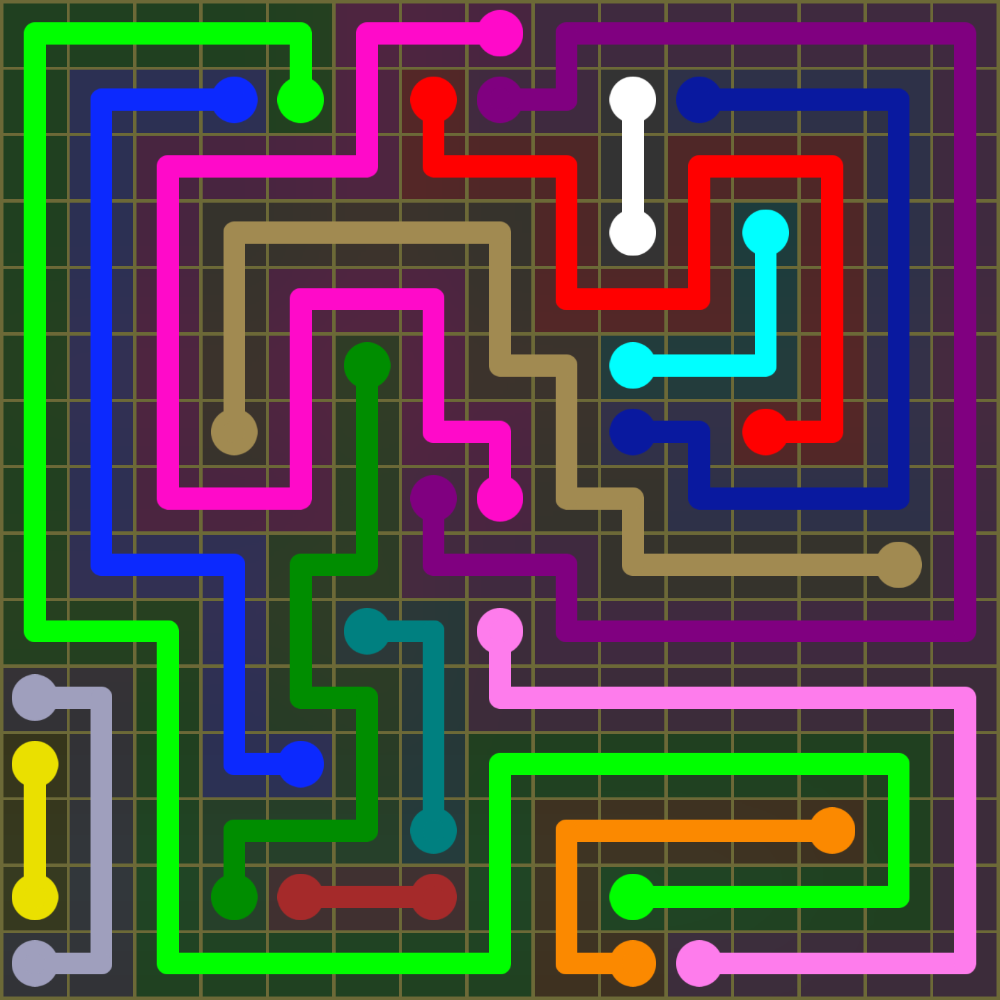 Flow Free 2020 Solution