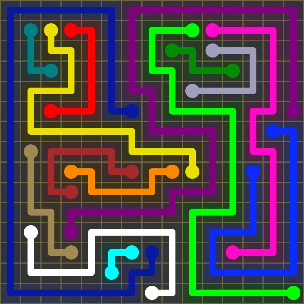 Flow Free 2027 Solution
