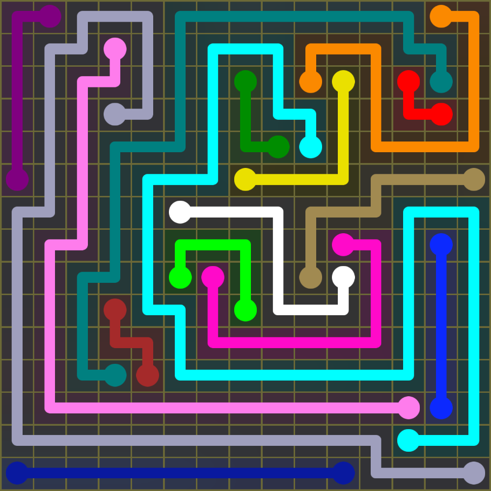 Flow Free 2028 Solution