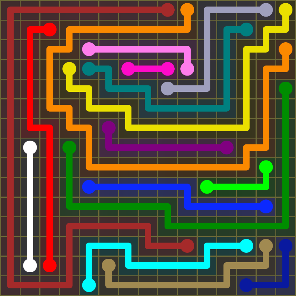 Flow Free 2032 Solution