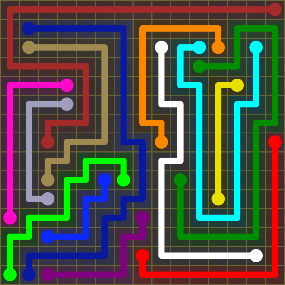 Flow Free 2036 Solution