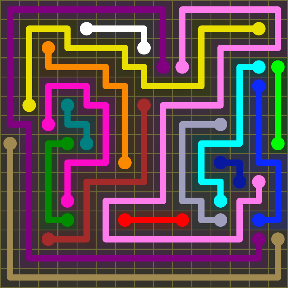 Flow Free 2037 Solution