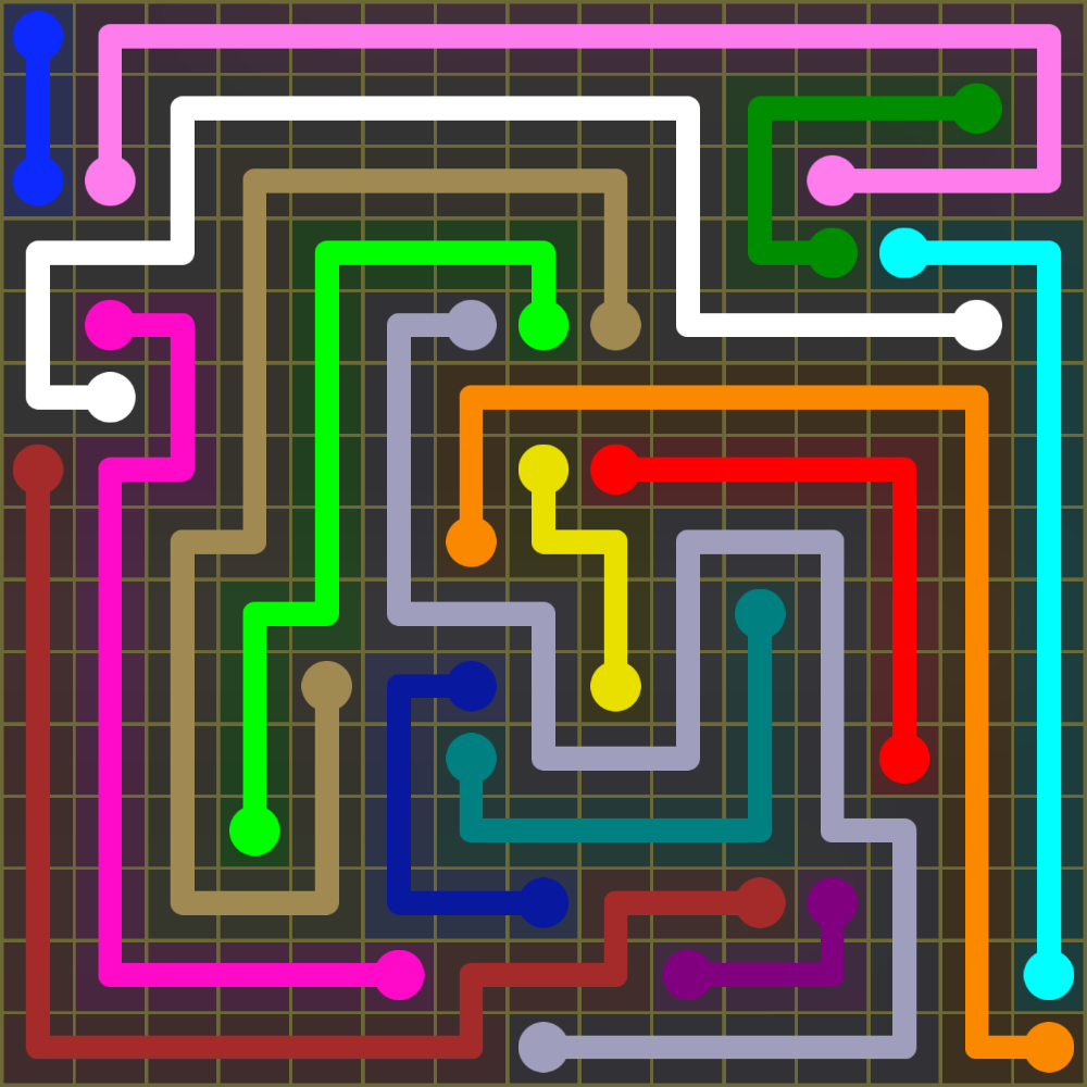 Flow Free 2057 Solution