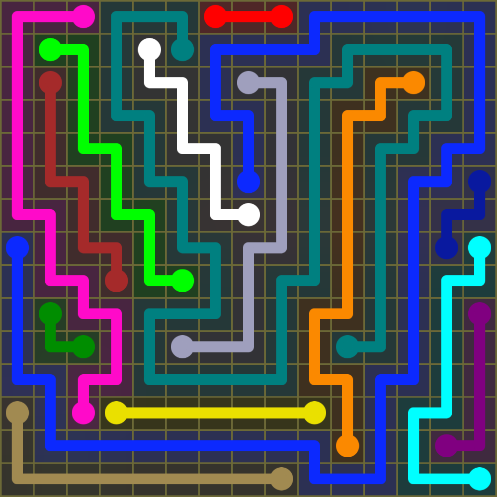 Flow Free 2058 Solution