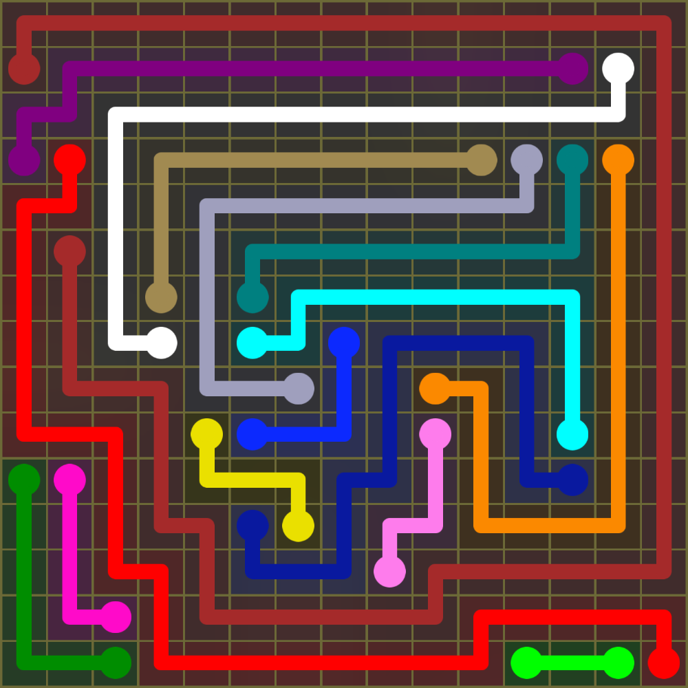 Flow Free 2041 Solution