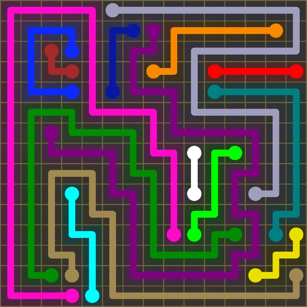 Flow Free 2046 Solution