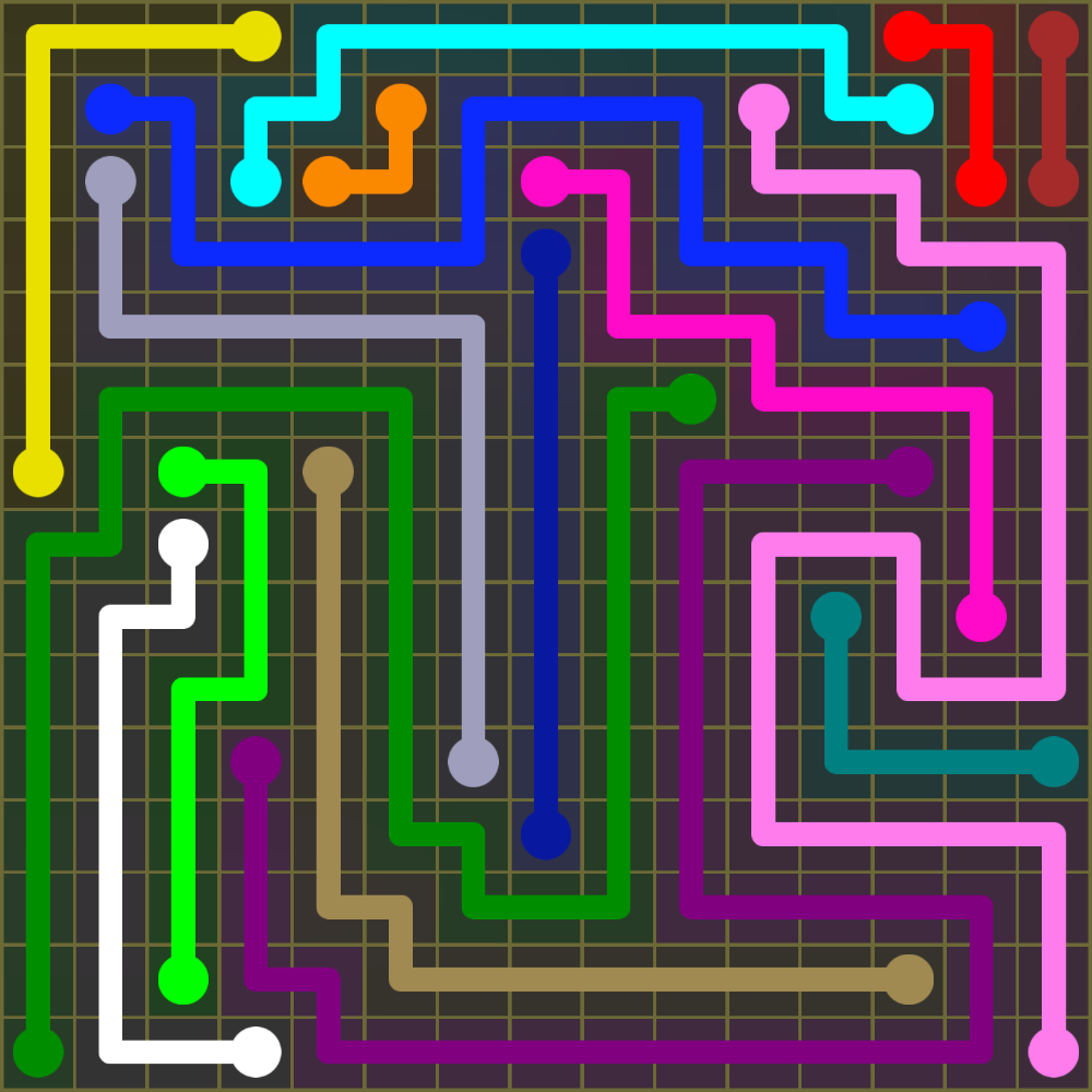 Flow Free 2047 Solution